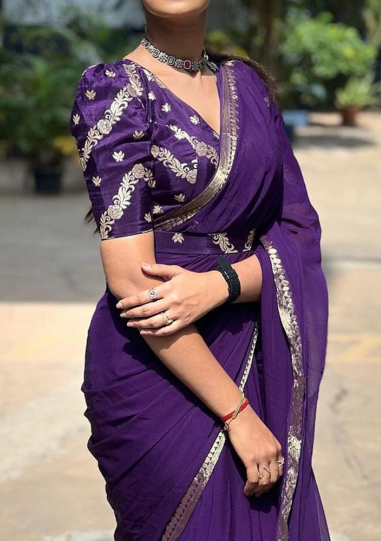 Muslim Blouse - Purple