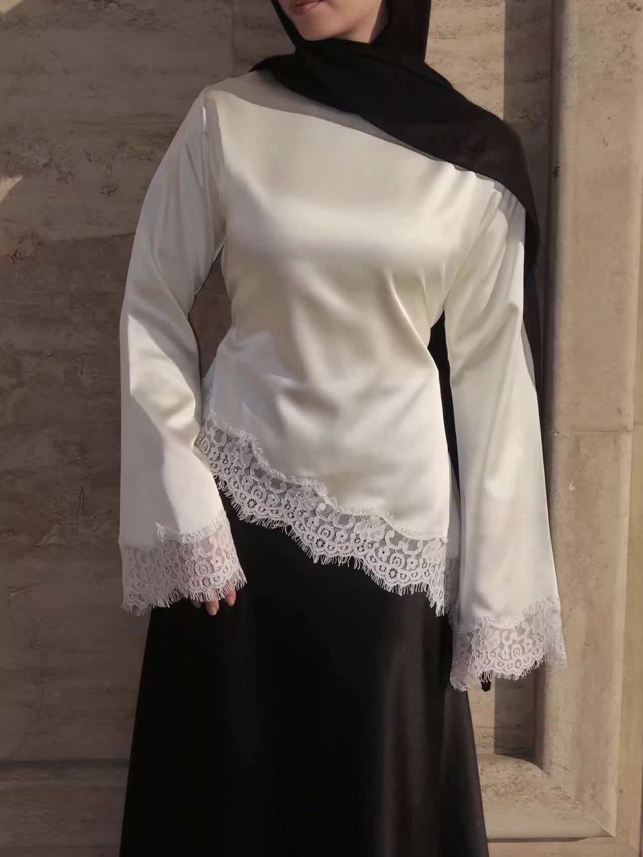 Muslim Blouse - White