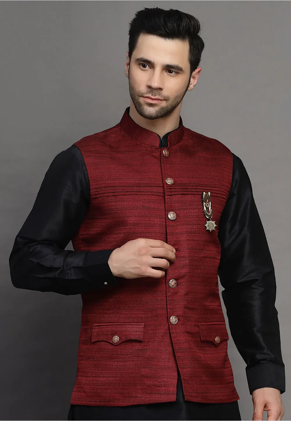 Muslim Jacket - Maroon