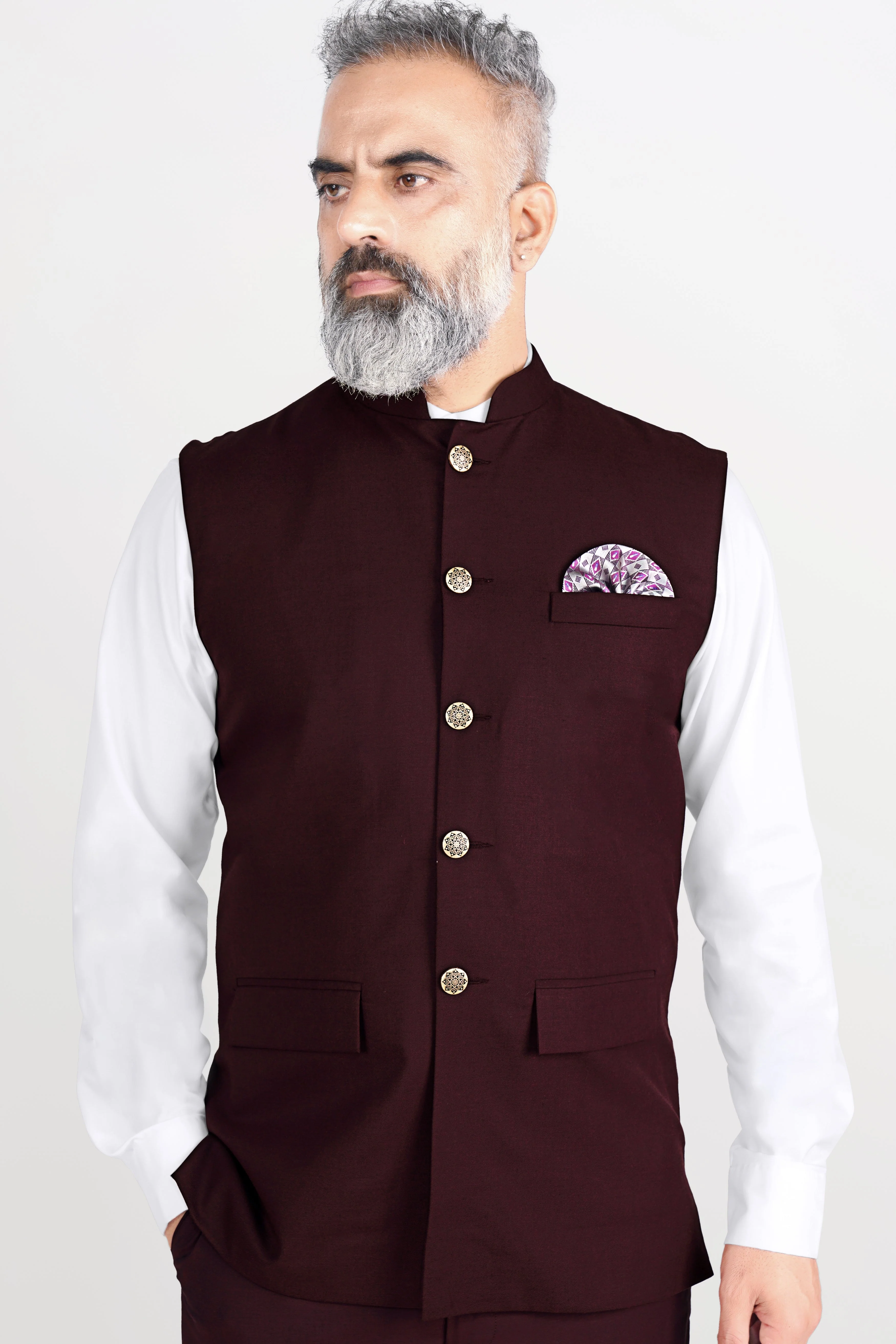 Muslim Jacket - Maroon