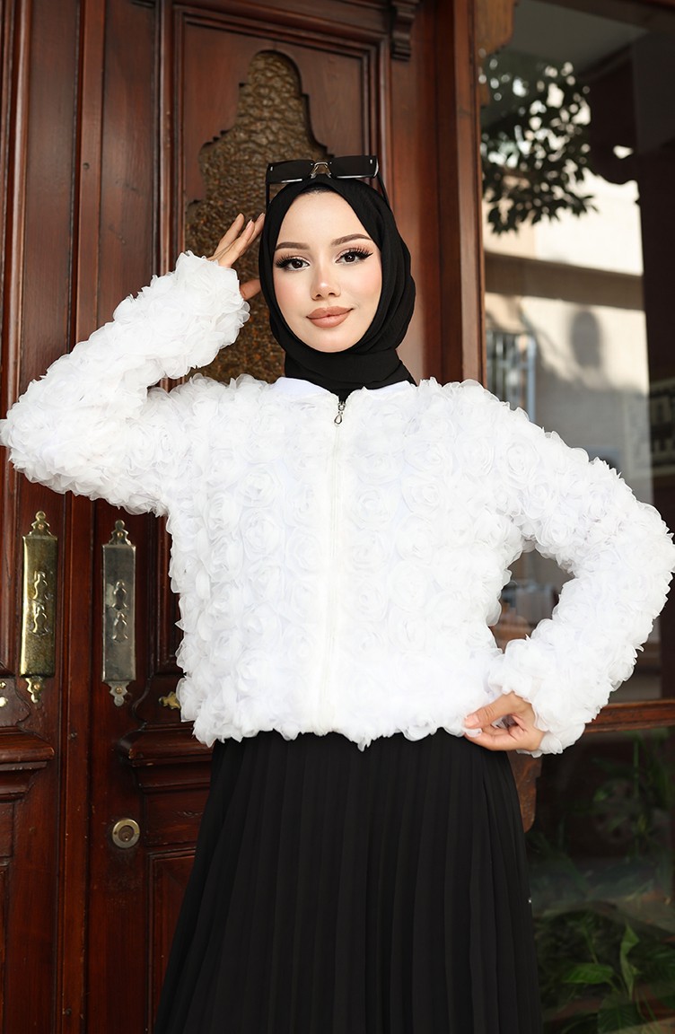 Muslim Jacket - White
