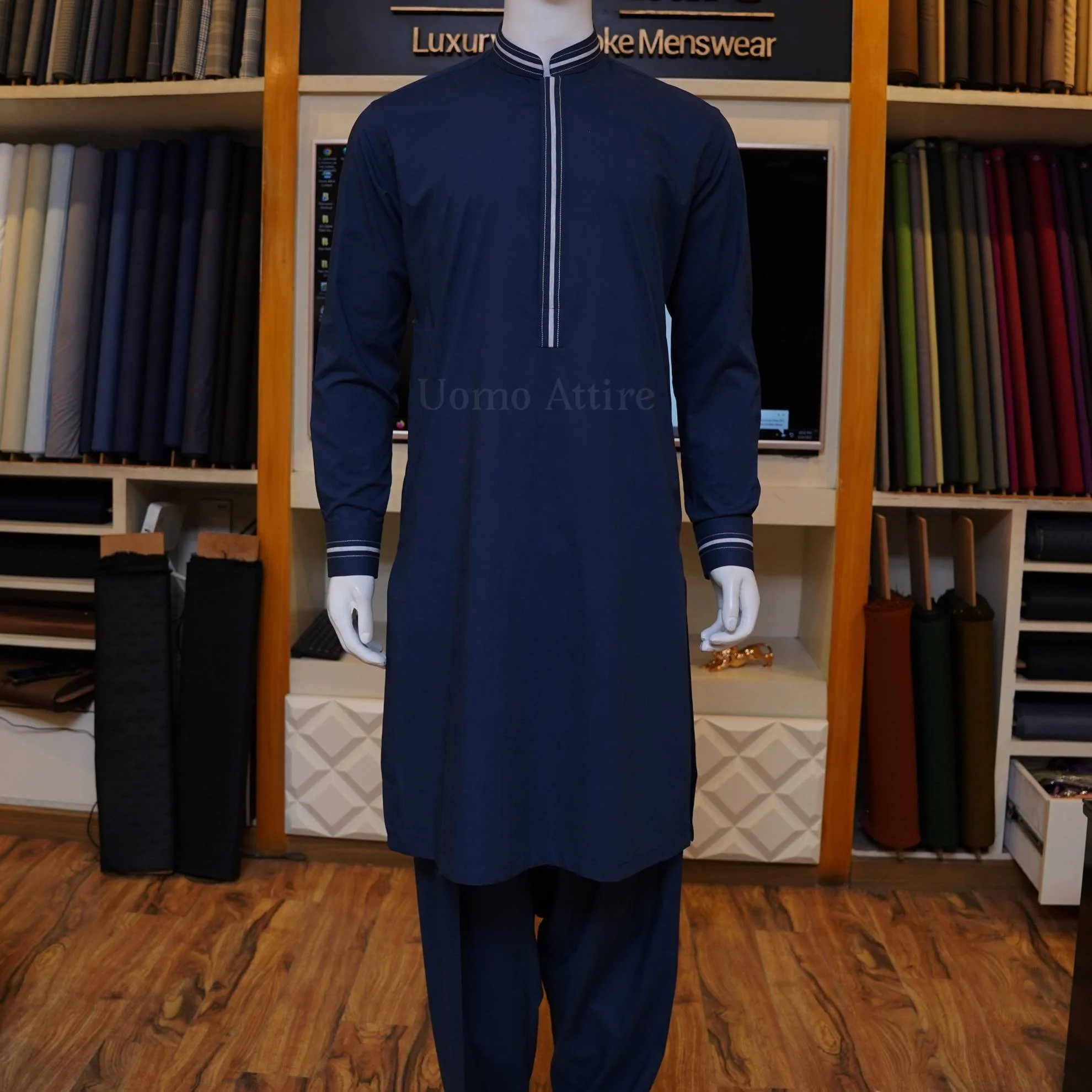 Muslim Men's Clothing - Navy