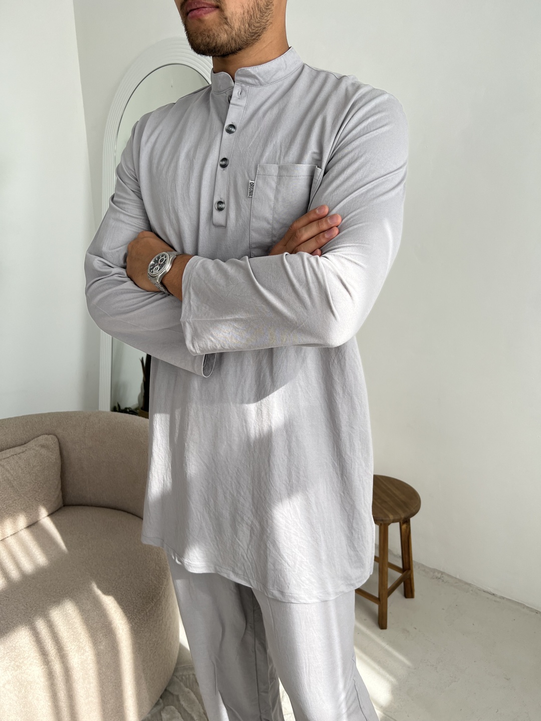 Muslim Pajama - Grey