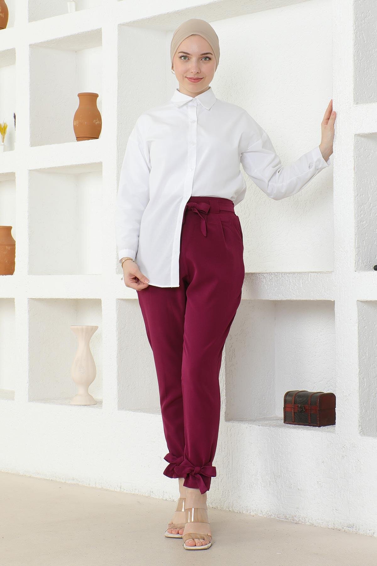 Muslim Pants - Maroon