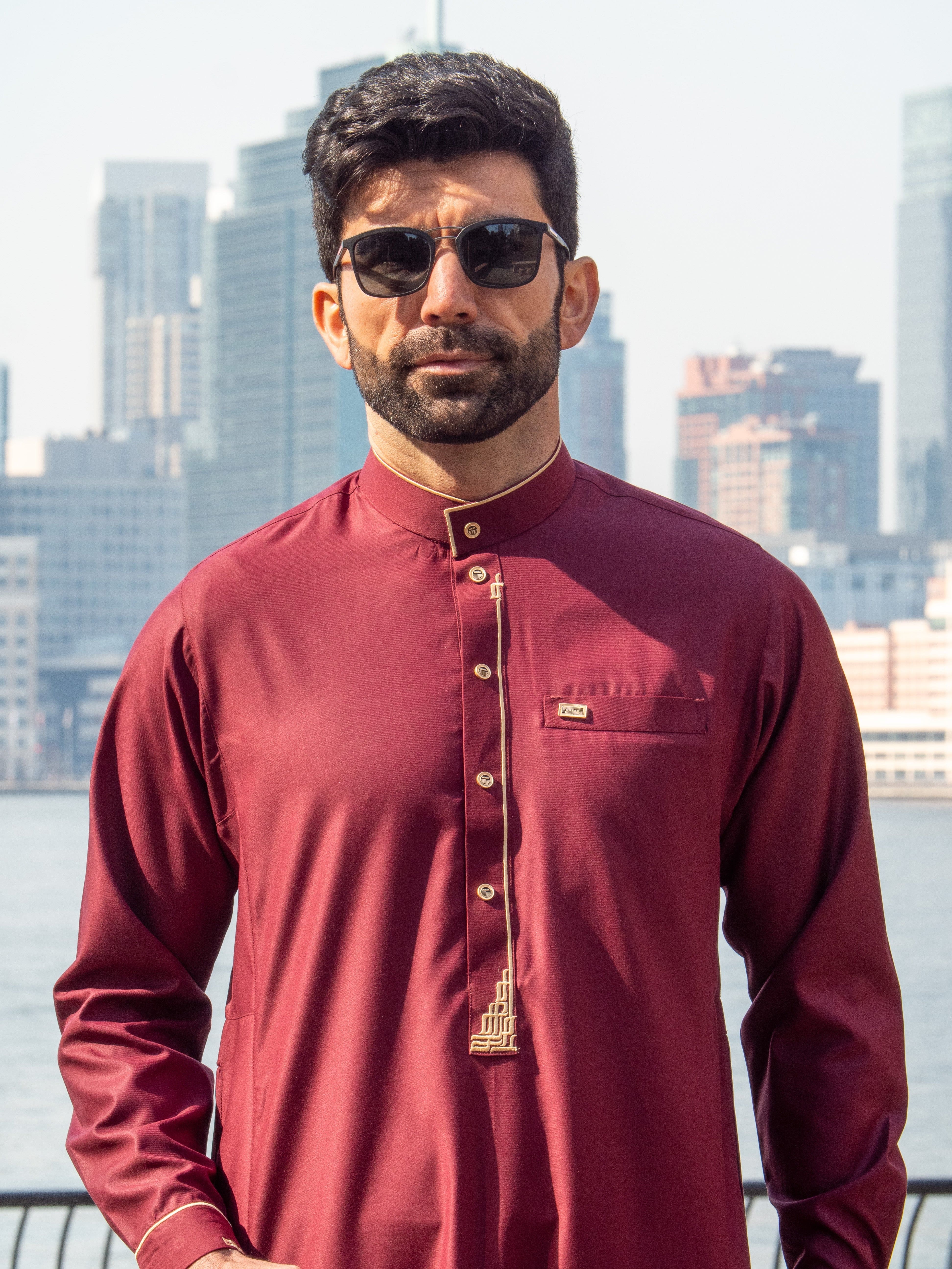 Muslim Shirt - Maroon