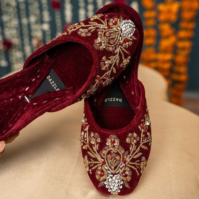 Muslim Shoes - Maroon