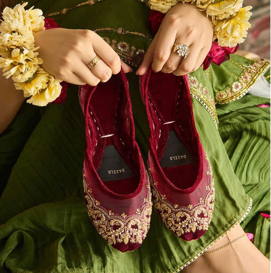 Muslim Shoes - Maroon