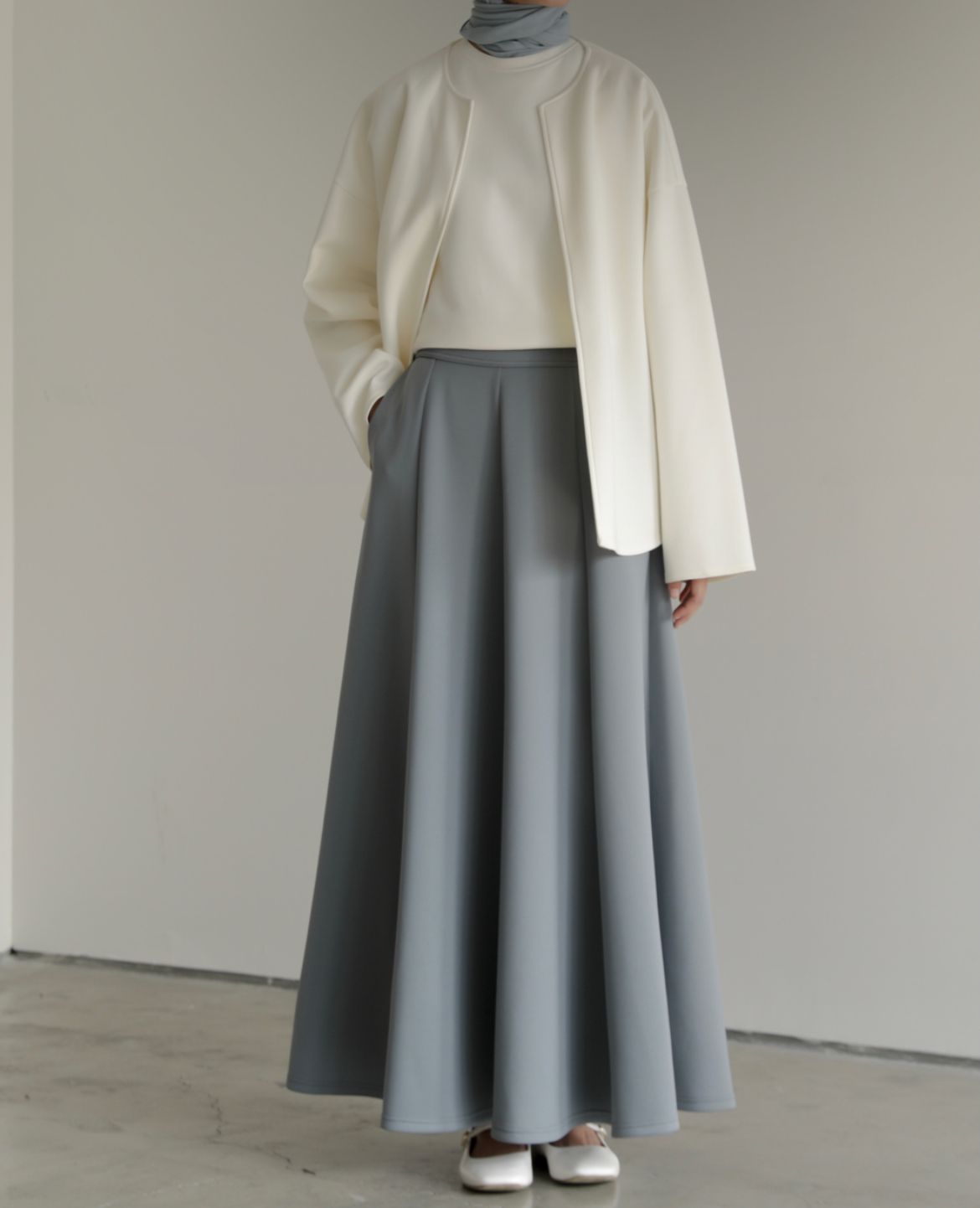 Muslim Skirt - Grey