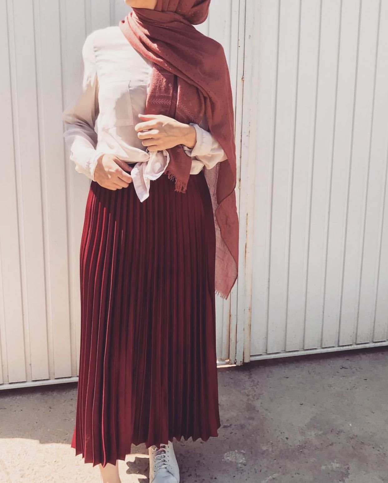 Muslim Skirt - Maroon