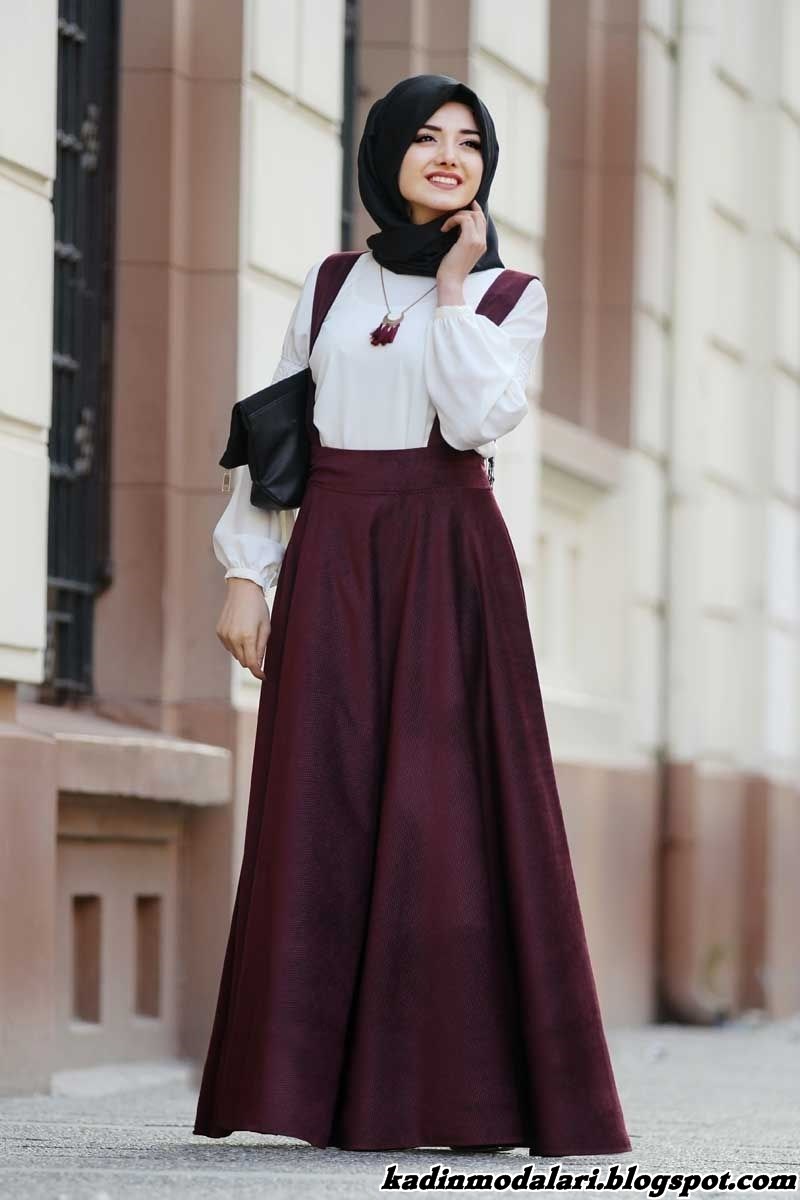 Muslim Skirt - Maroon