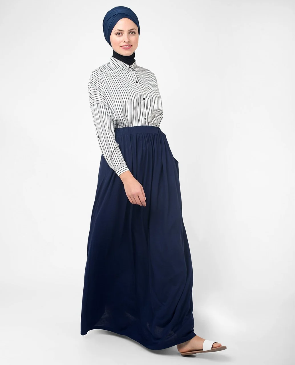 Muslim Skirt - Navy