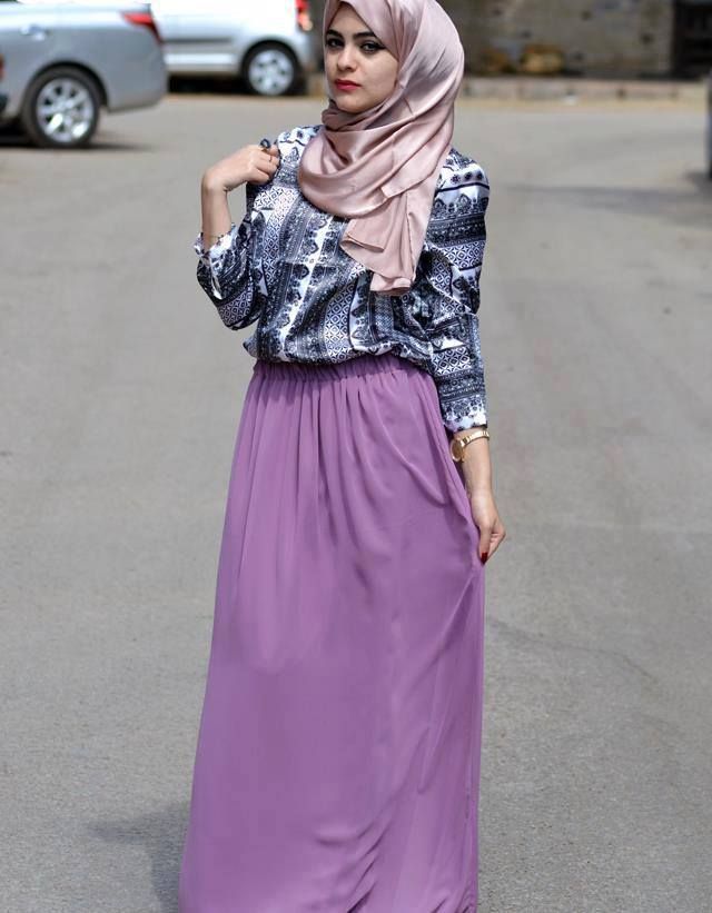 Muslim Skirt - Purple