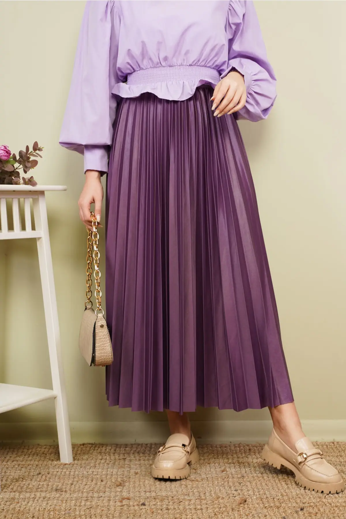 Muslim Skirt - Purple