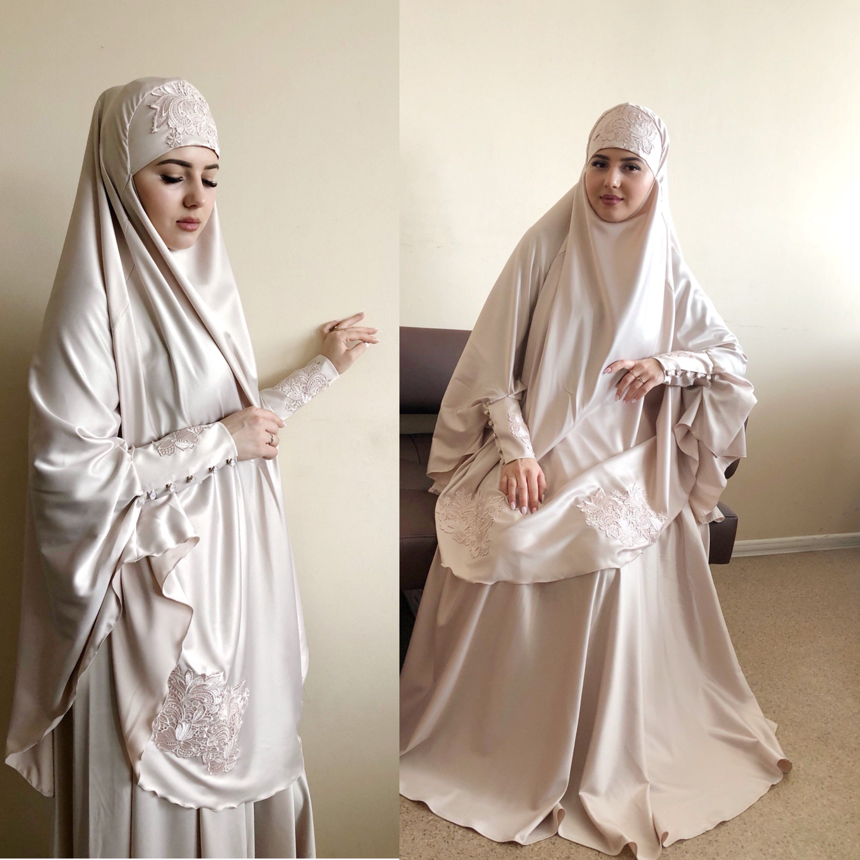 Muslim Wedding Attire - Beige