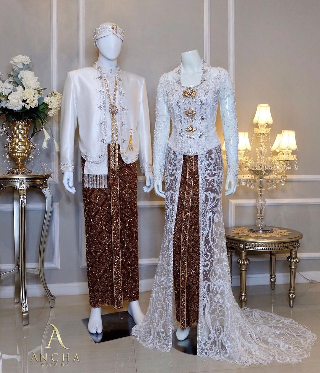Muslim Wedding Attire - Brown