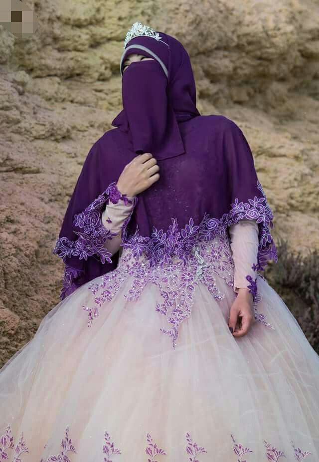 Muslim Wedding Attire - Purple