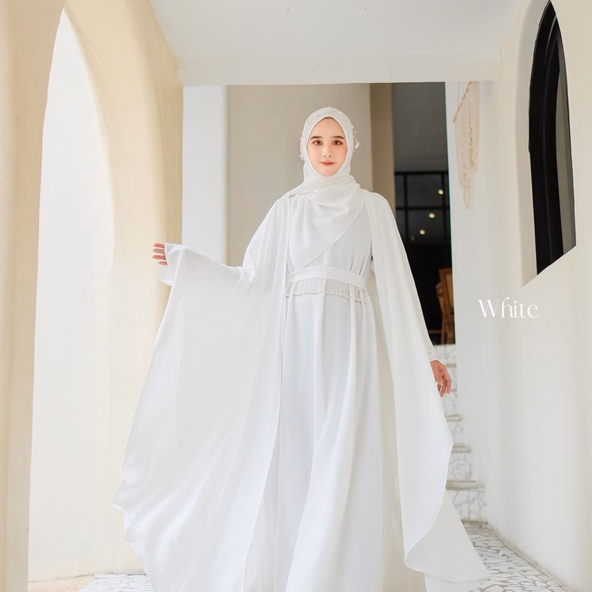Muslim Wedding Attire - White