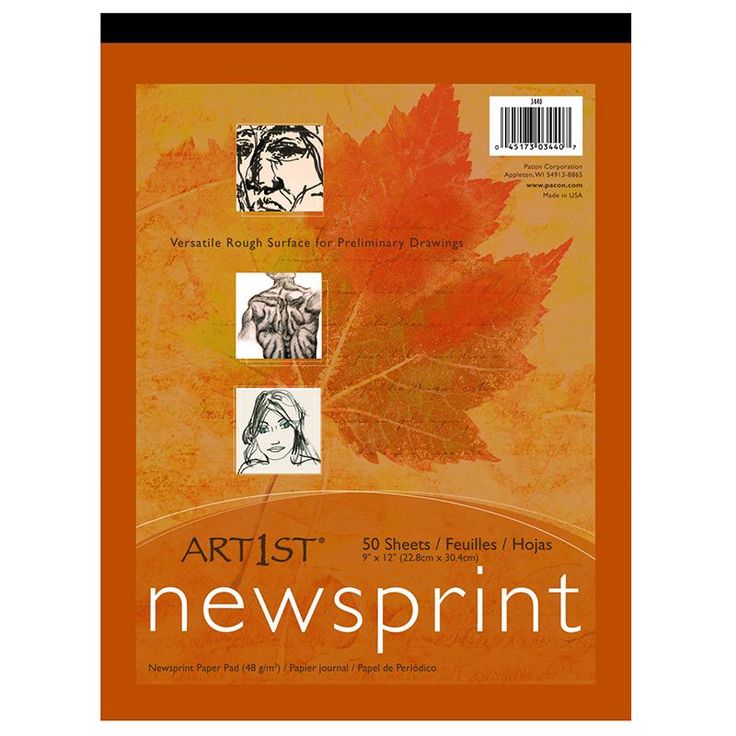 Newsprint Pad - A4 - 50 Sheets