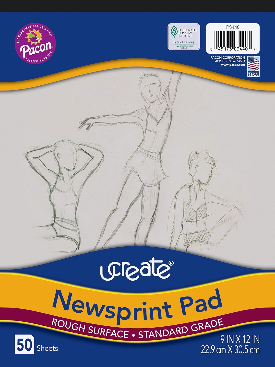 Newsprint Pad - A4 - 50 Sheets