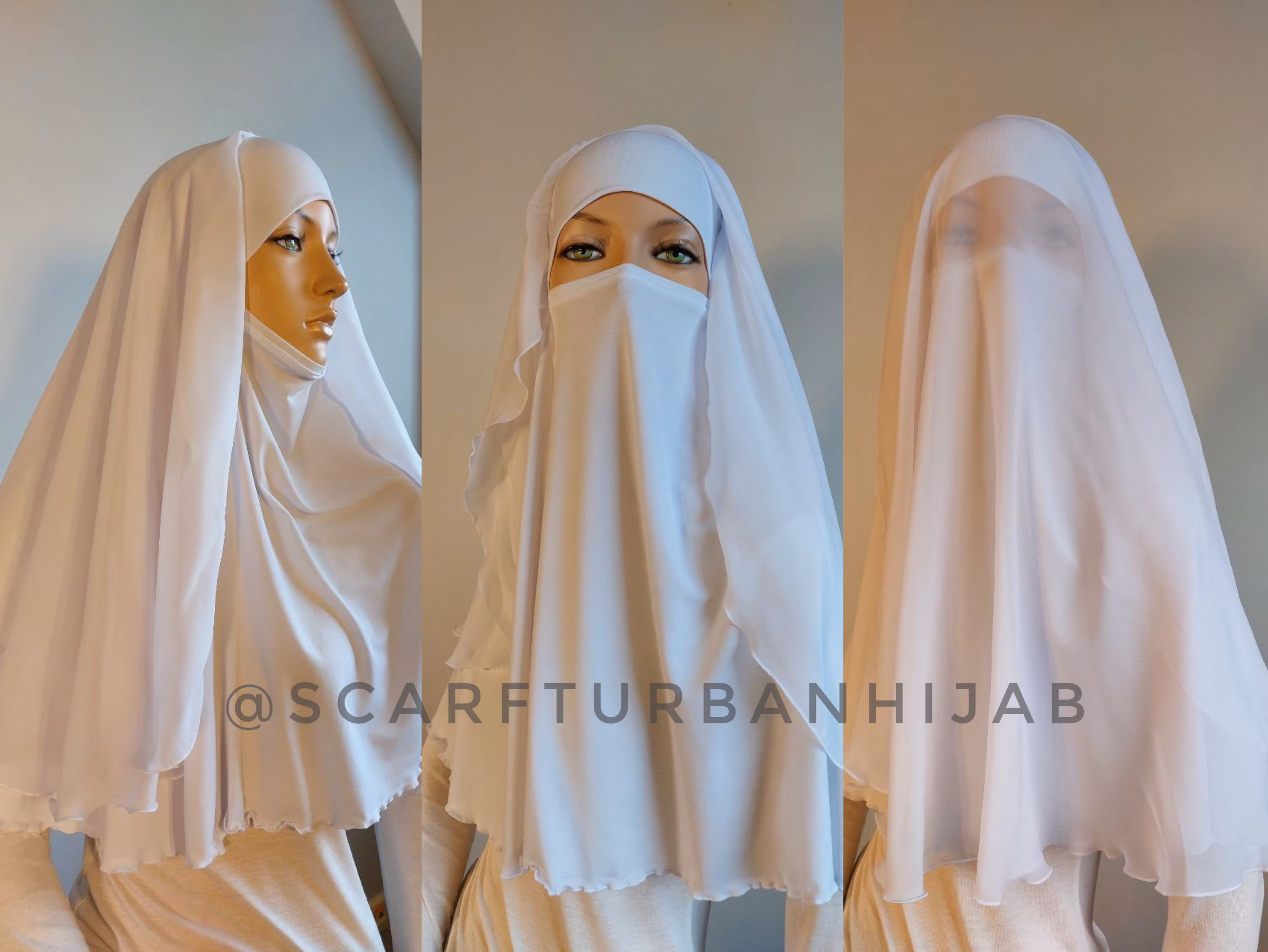 Niqab - White