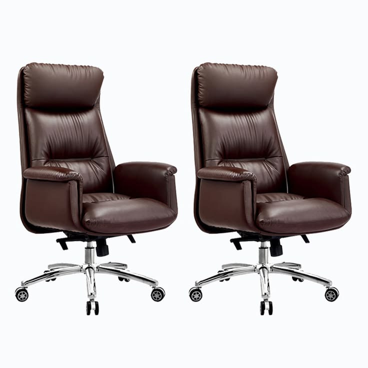 Office Chair - Leather - High Back
