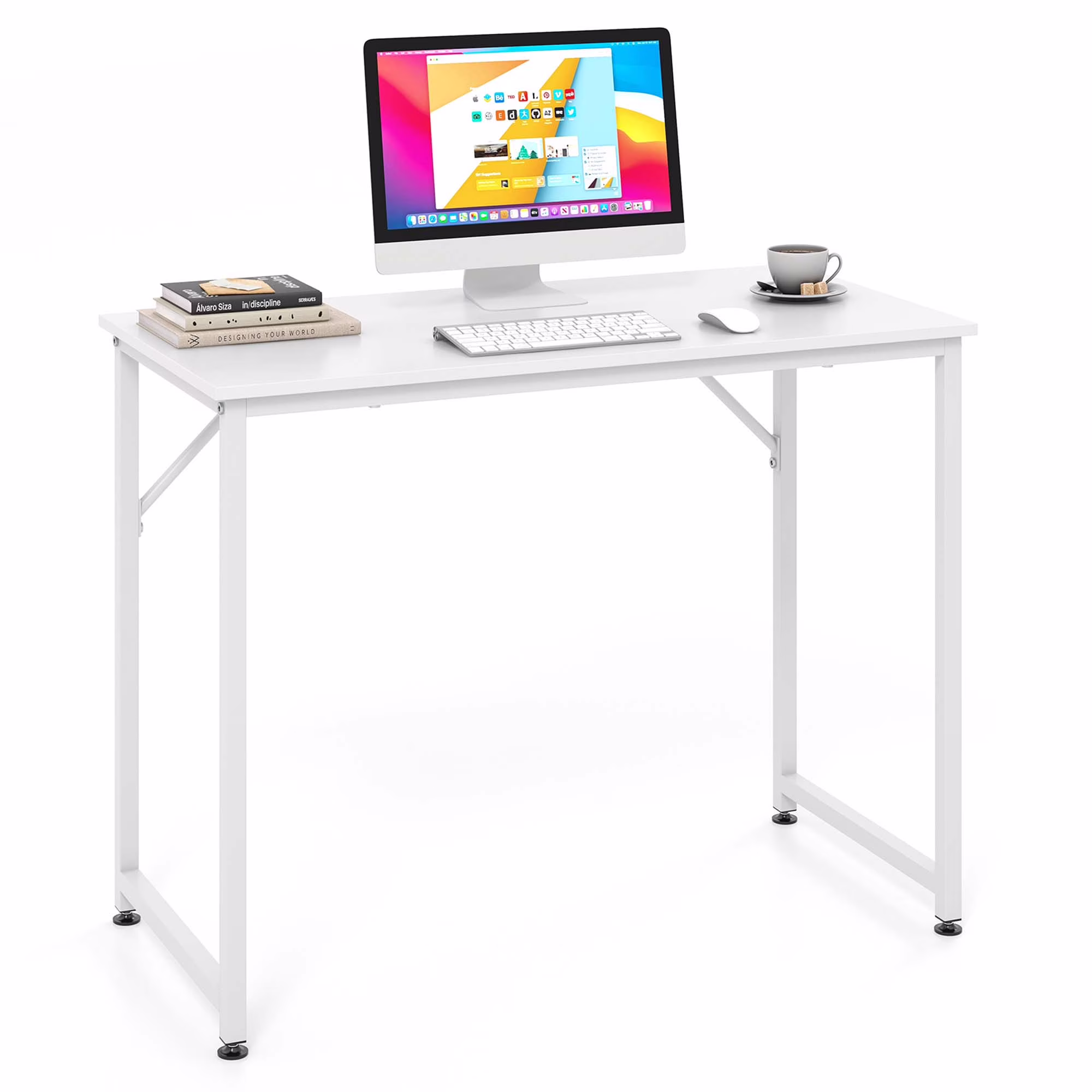 Office Desk - 100x50cm - White