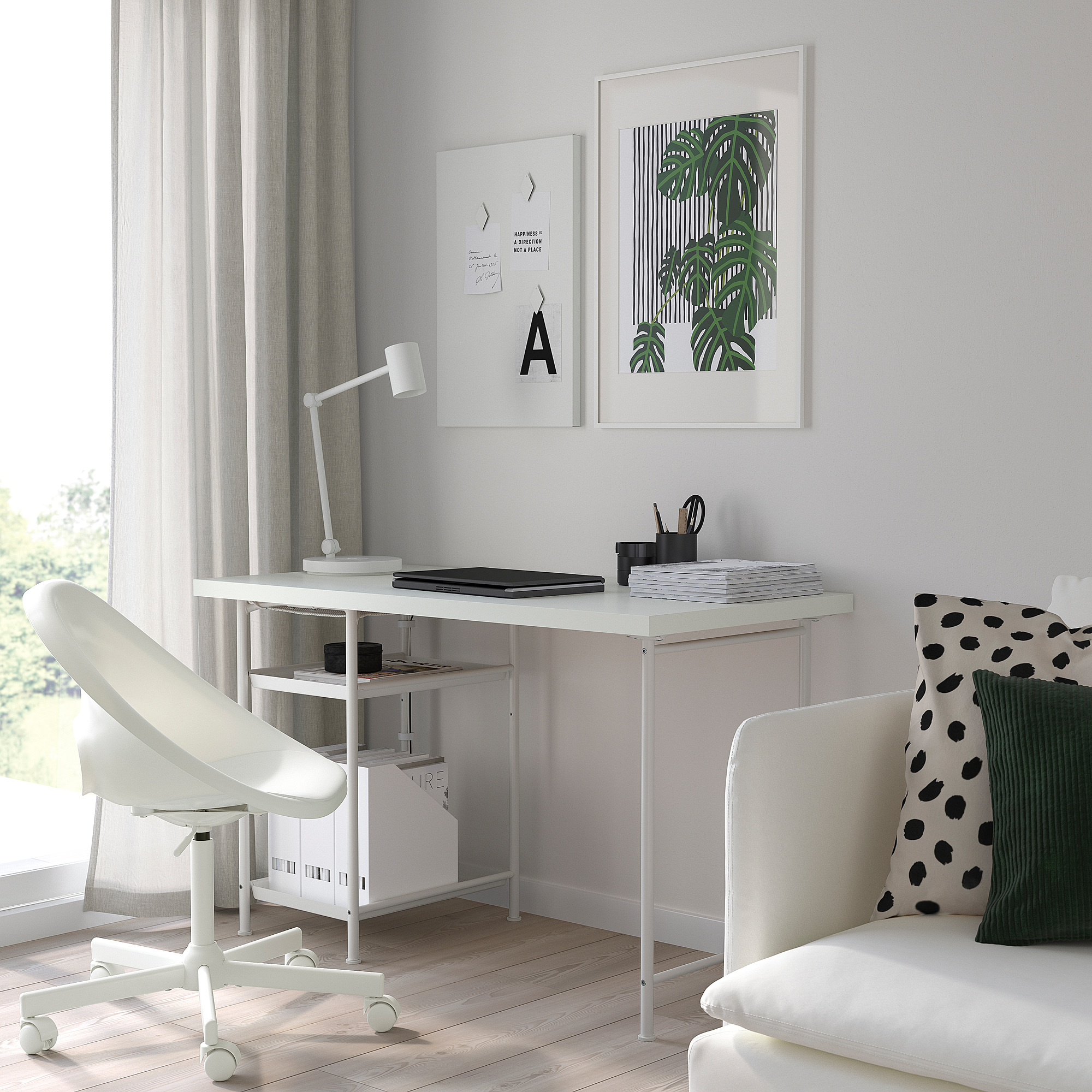 Office Desk - 120x60cm - White