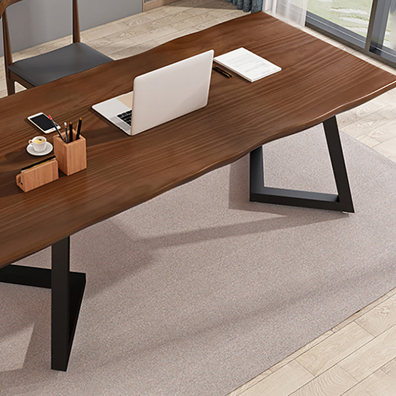 Office Desk - 160x80cm - Wood Grain