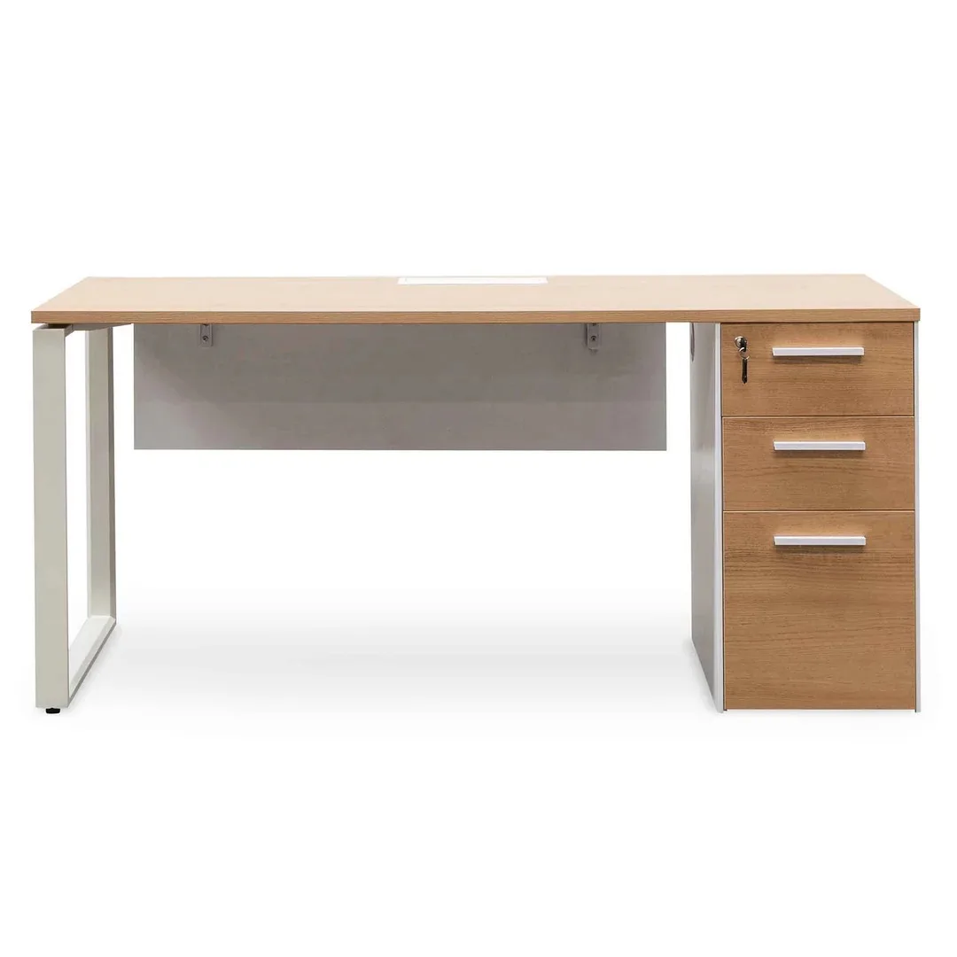 Office Desk - 160x80cm - Wood Grain