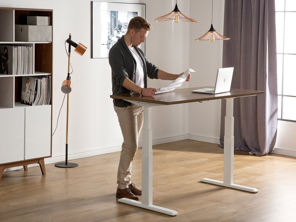 Office Desk - 180x80cm - Wood Grain