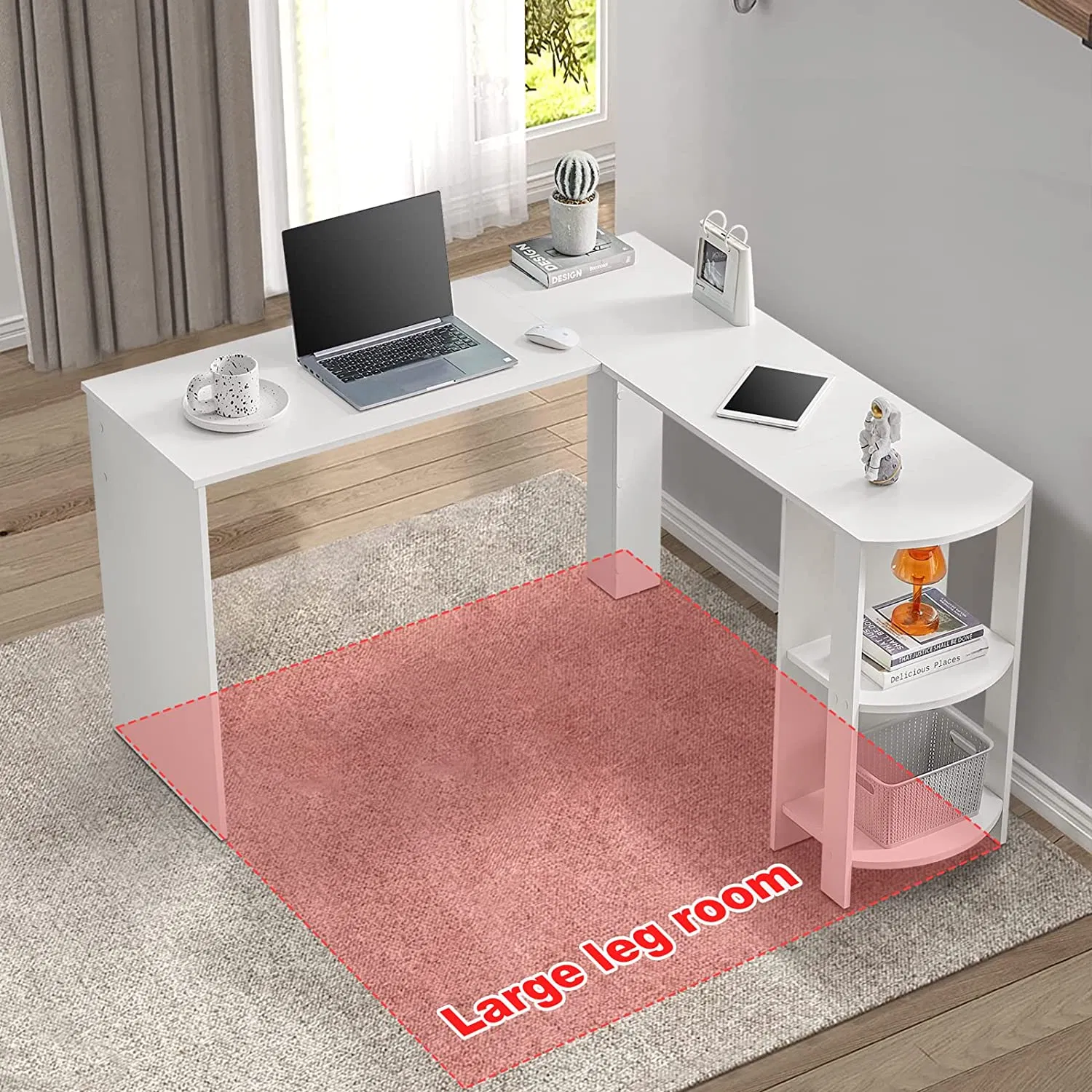 Office Desk - L-Shaped - 140x140cm