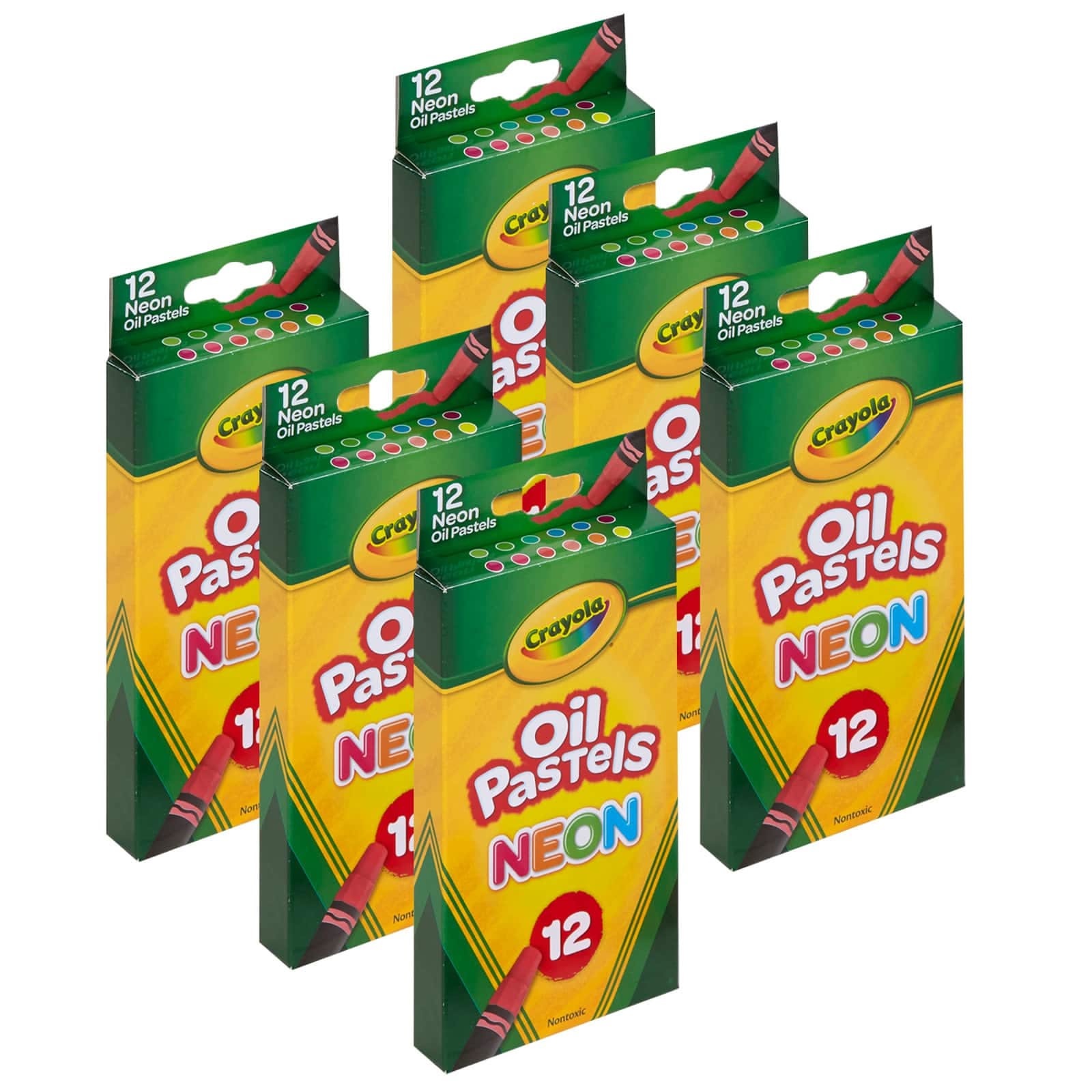 Oil Pastels - 6 Colors - Crayola