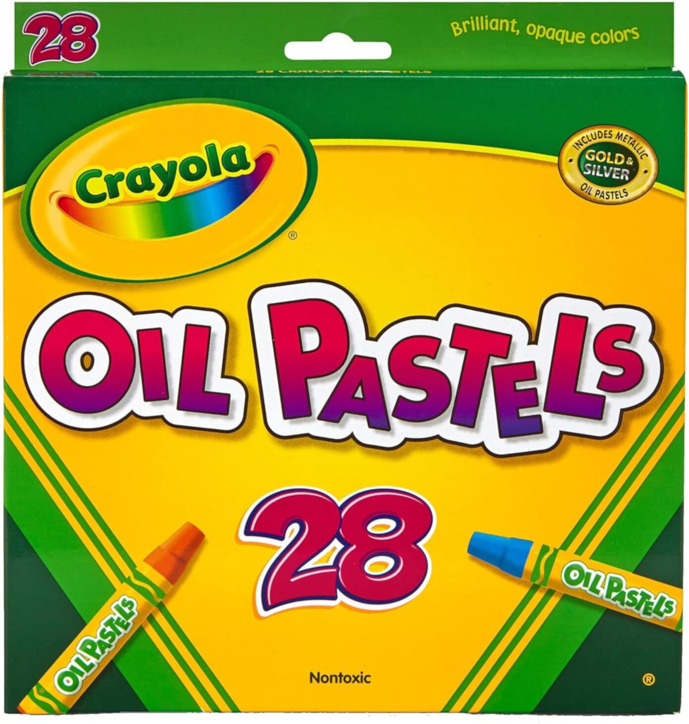 Oil Pastels - 6 Colors - Crayola