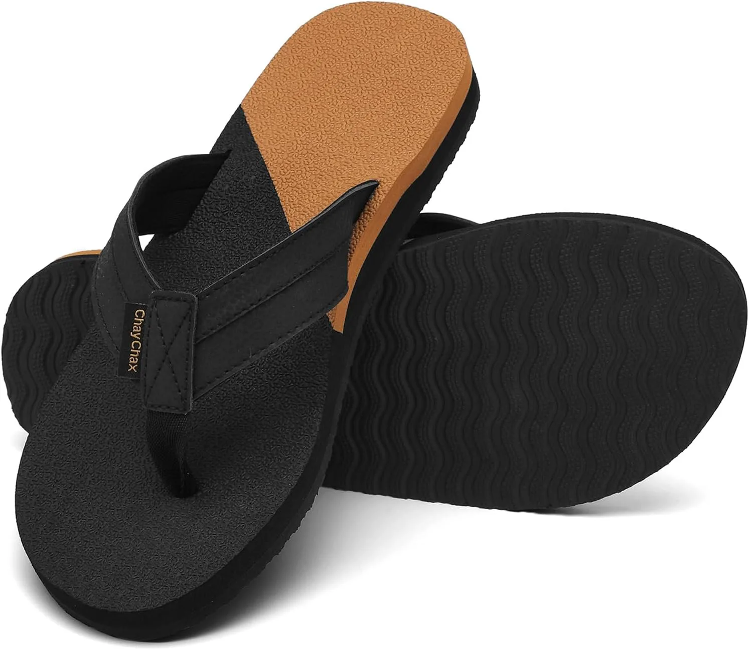 Outdoor Black Flip Flops