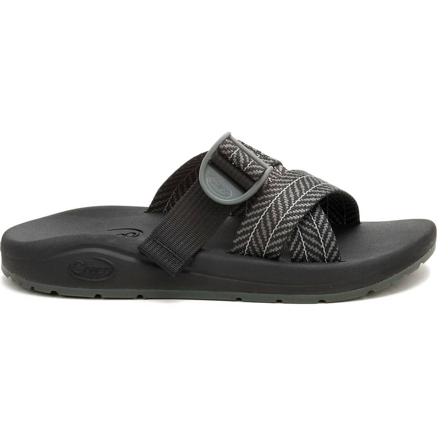 Outdoor Black Slide Sandals