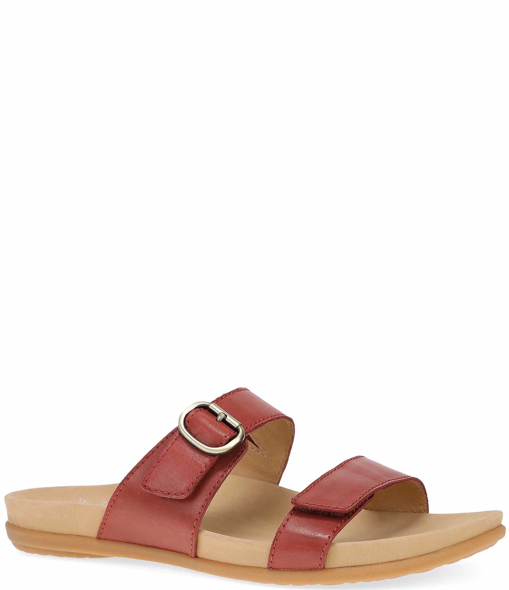 Outdoor Cognac Slide Sandals