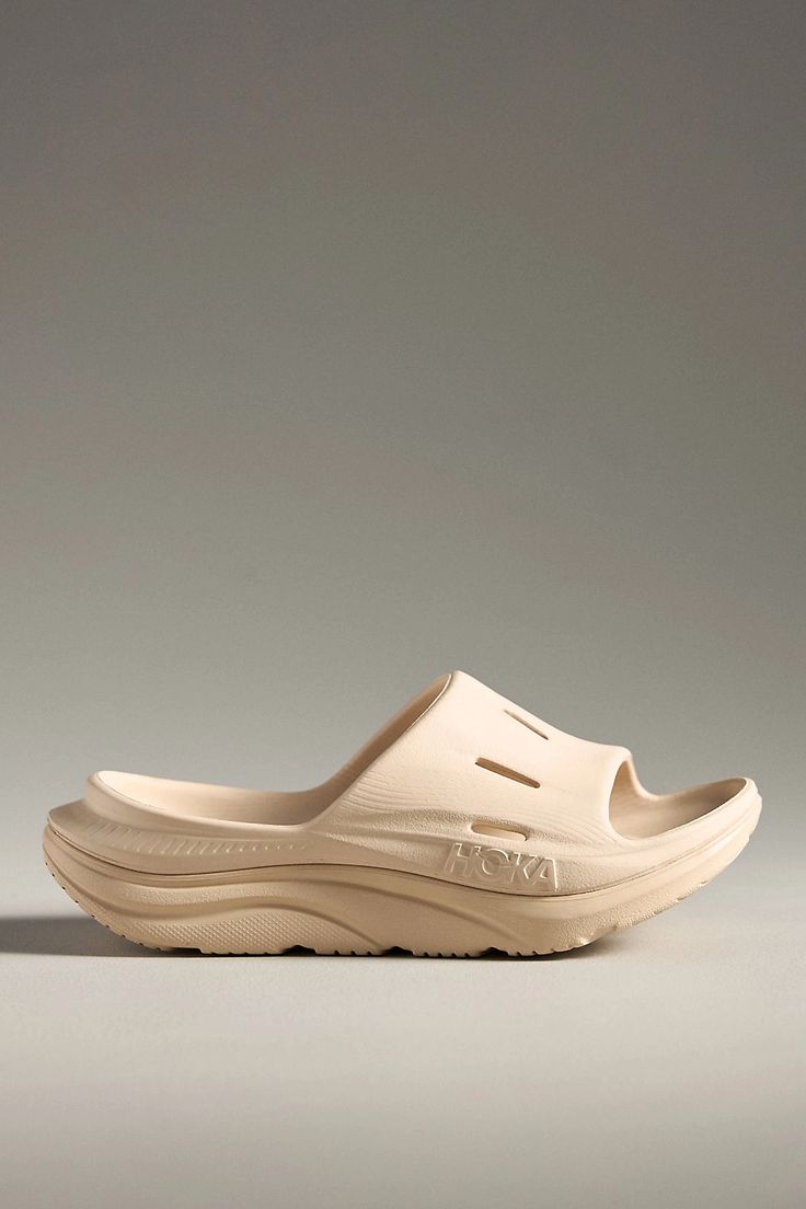 Outdoor Grey Slide Sandals
