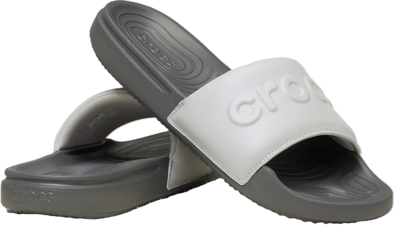 Outdoor Grey Slide Sandals