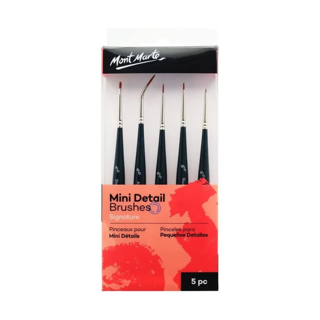 Paint Brushes - Detail Set - 5pcs
