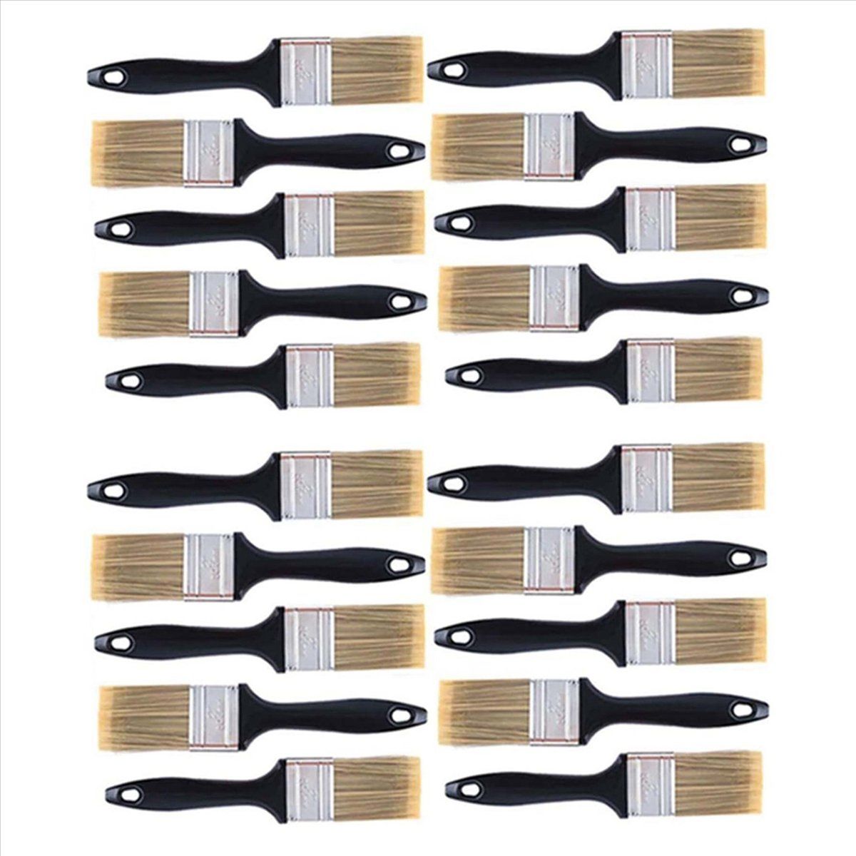 Paint Brushes - Flat Set - 2pcs
