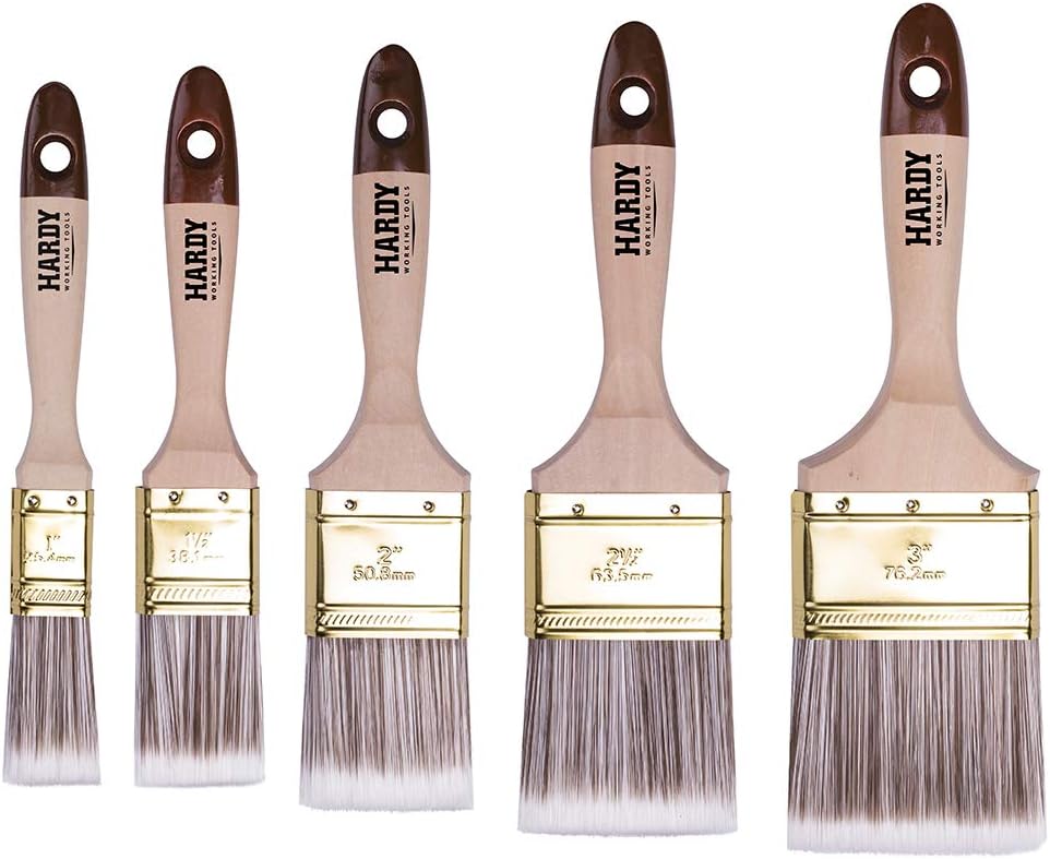 Paint Brushes - Flat Set - 5pcs