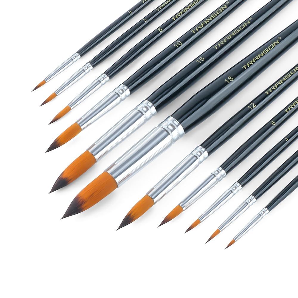 Paint Brushes - Round Set - 2pcs