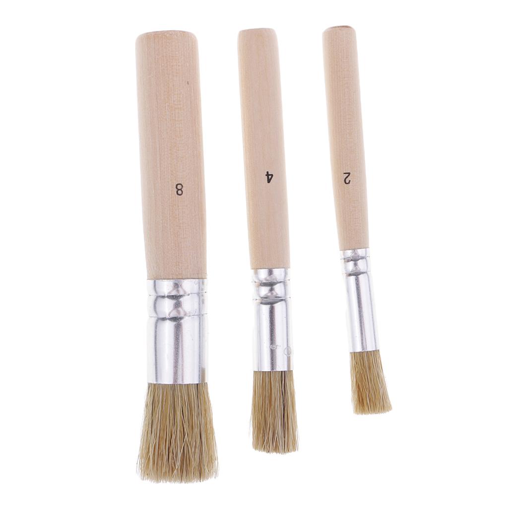 Paint Brushes - Round Set - 3pcs