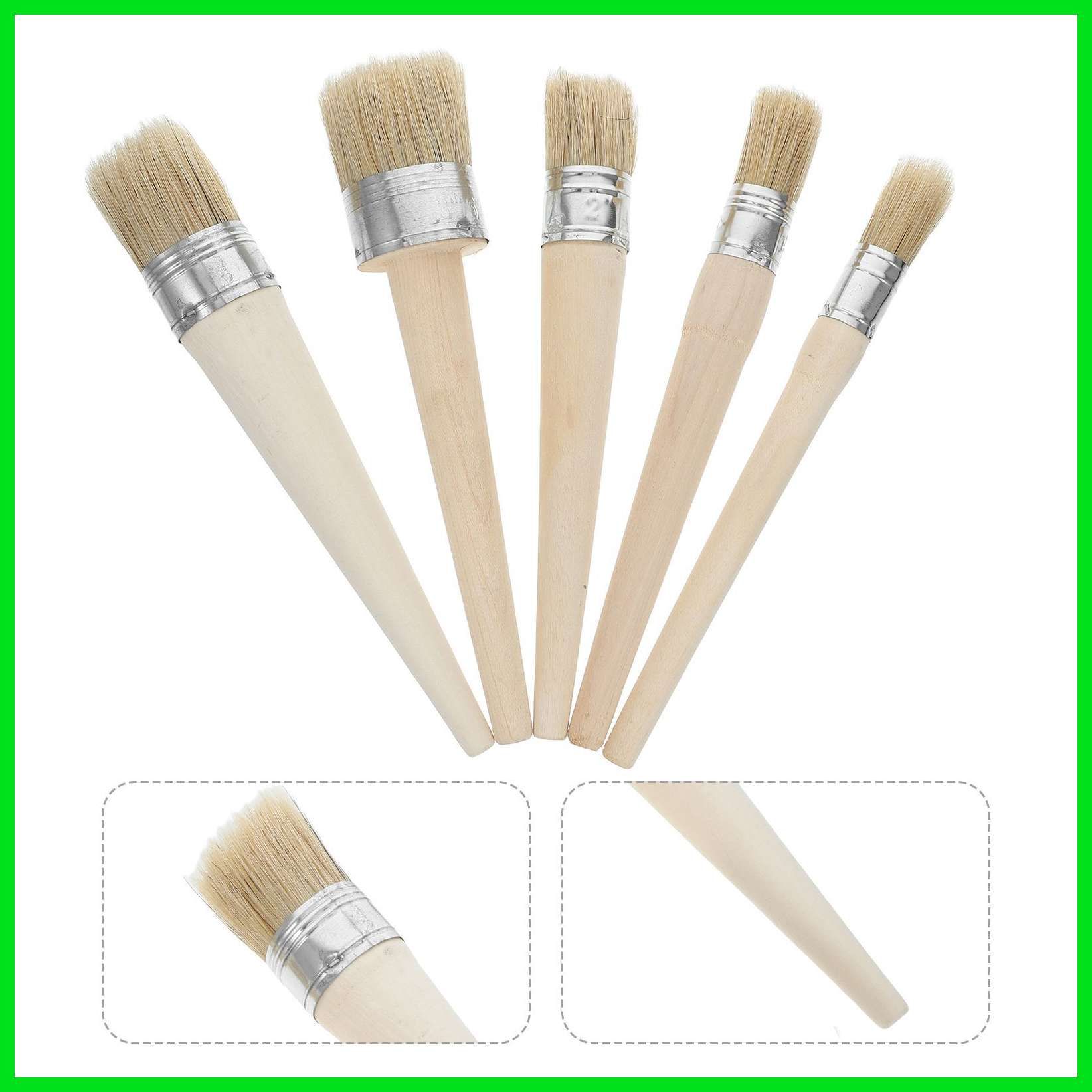 Paint Brushes - Round Set - 5pcs