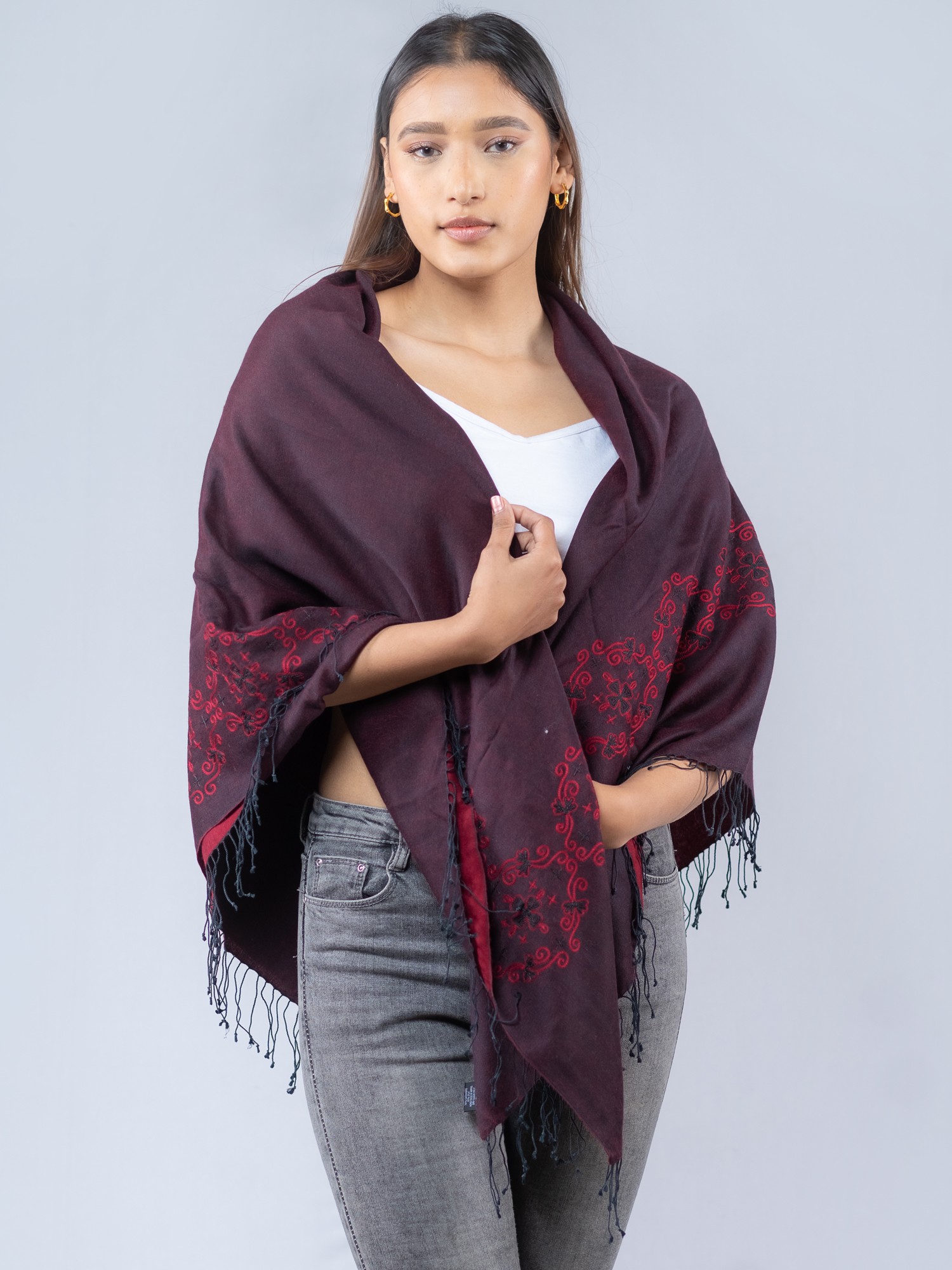 Pashmina - Maroon