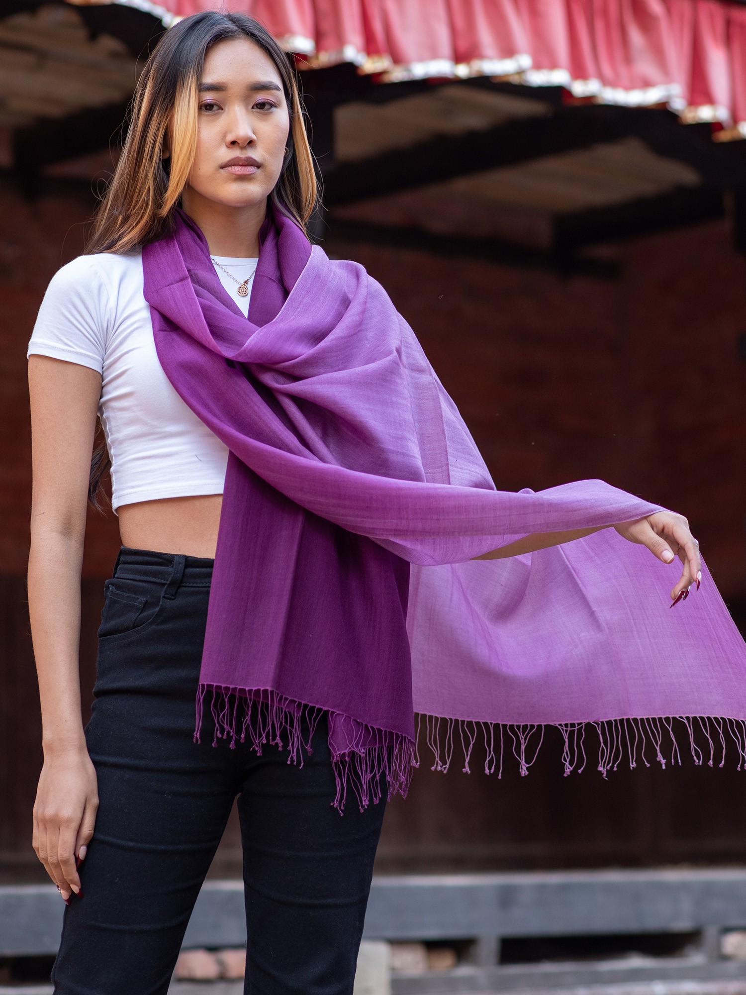 Pashmina - Purple