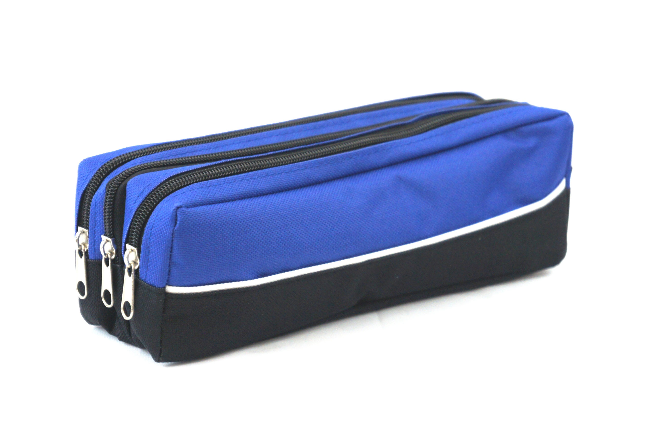 Pencil Case - Fabric - Zip - Blue