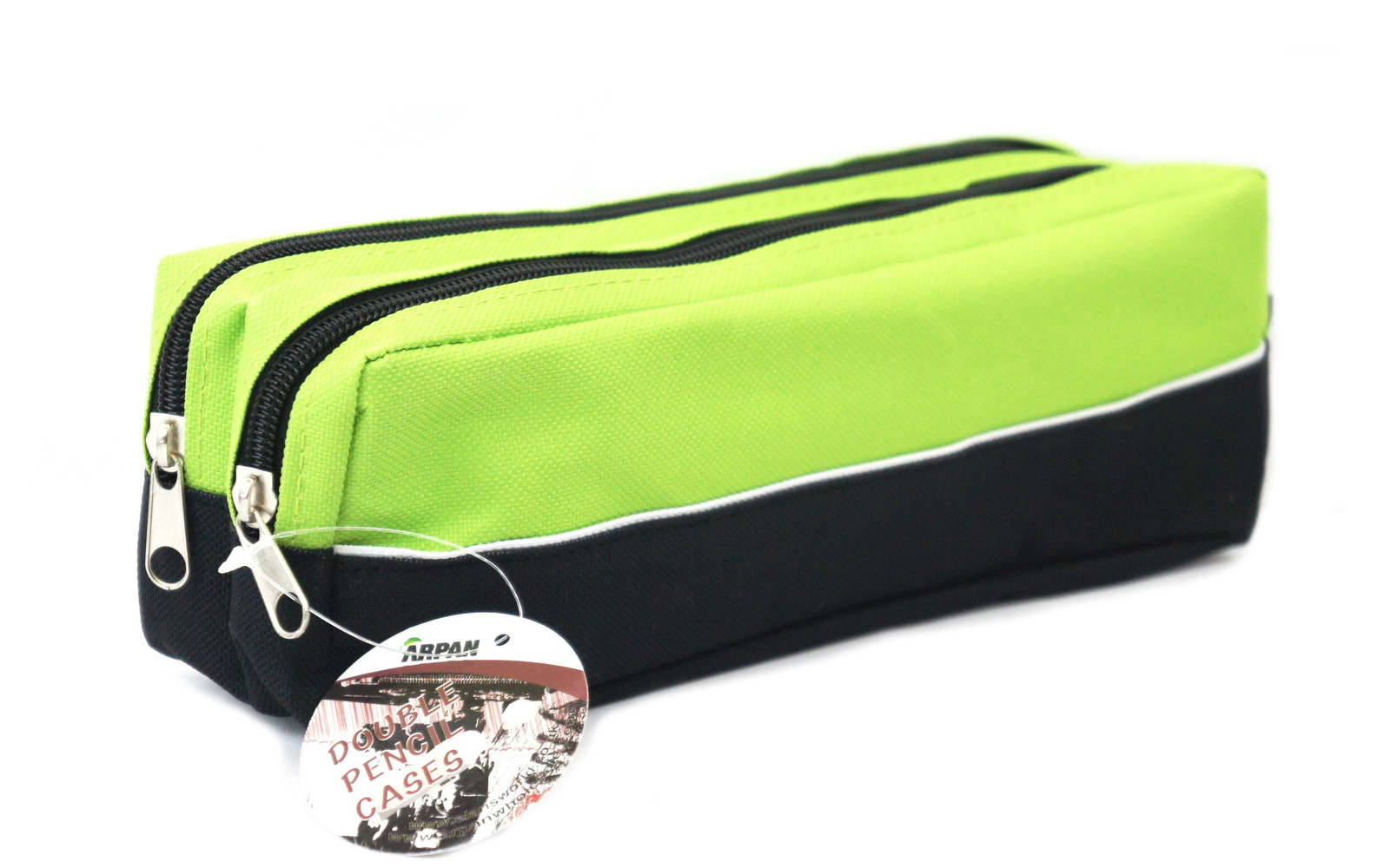 Pencil Case - Fabric - Zip - Green