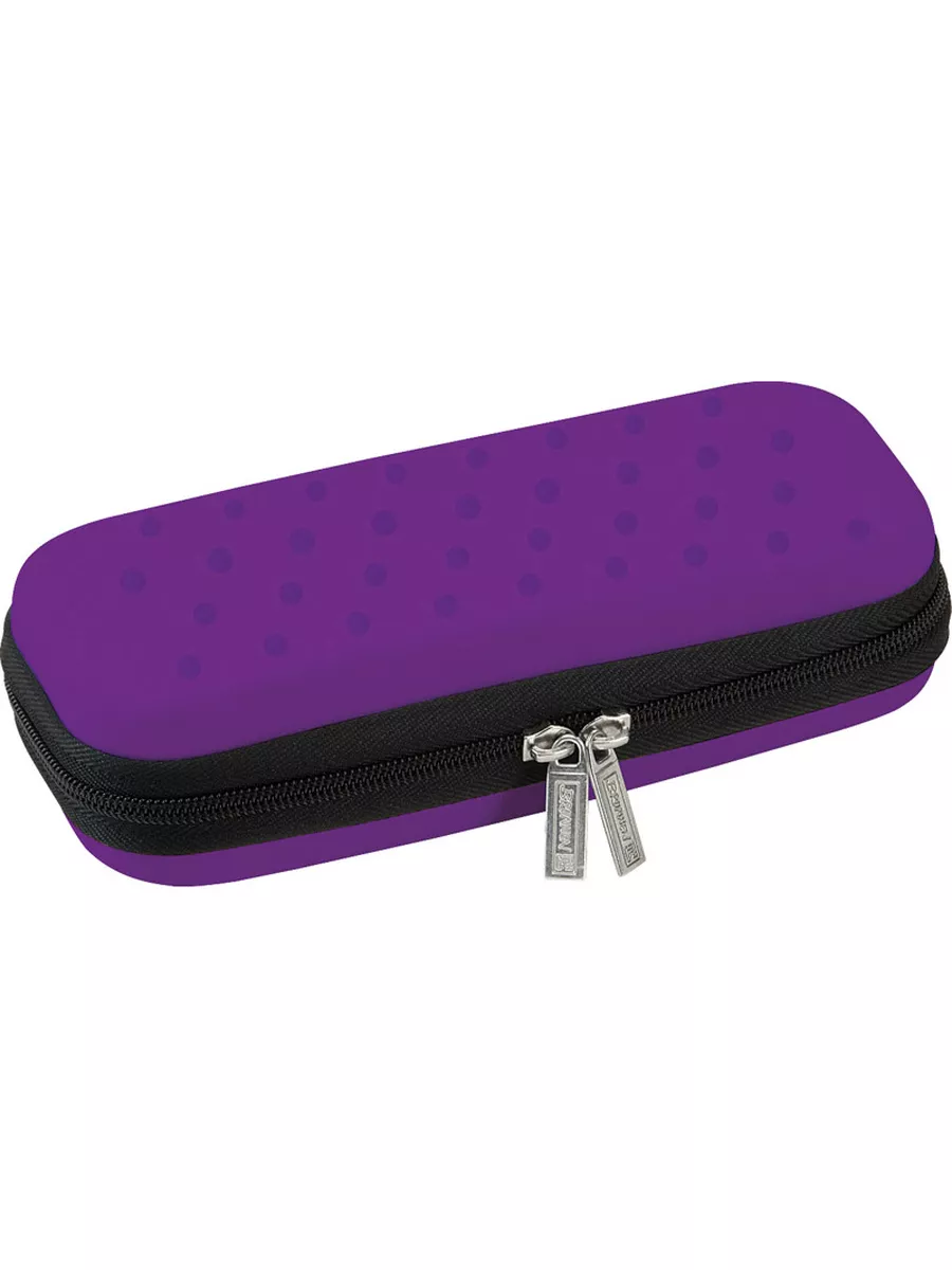 Pencil Case - Fabric - Zip - Purple