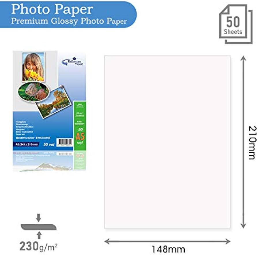 Photo Paper - A3 - 100 Sheets - Glossy
